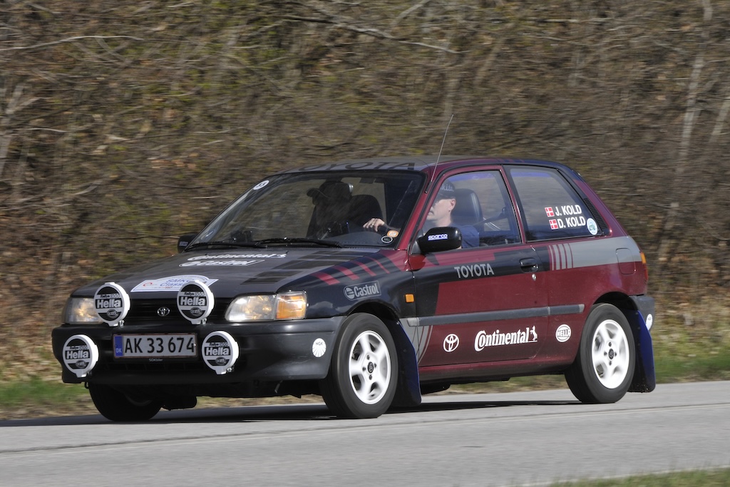 Jesper Kold Burchardt og Dennis Kold Jensen tog deres anden sejr i år i touring-klassen.
(Foto: Morten Alstrup)